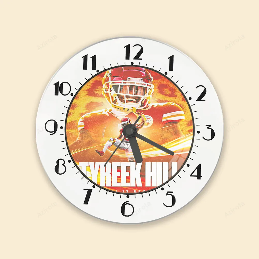Kansas City Chiefs Tyreek Hill 10 Alarm Clock