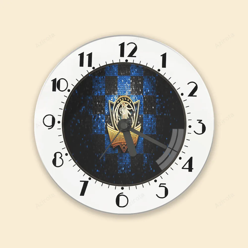 Dallas Mavericks Logo Art 29 Alarm Clock