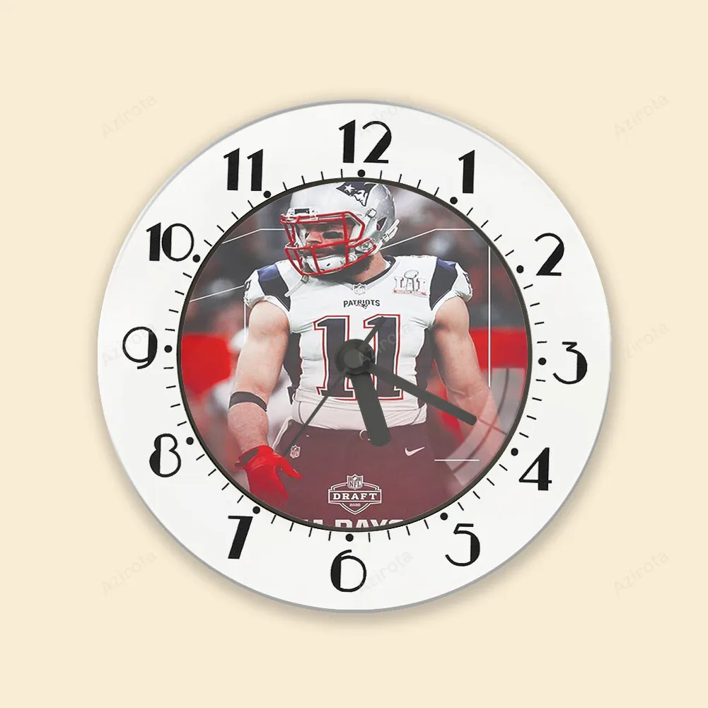 New England Patriots Julian Edelman5 Alarm Clock