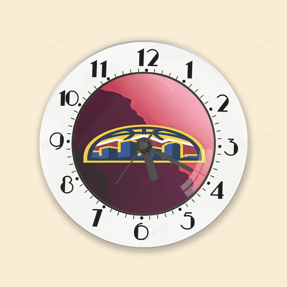 Denver Nuggets Pink Purple Alarm Clock