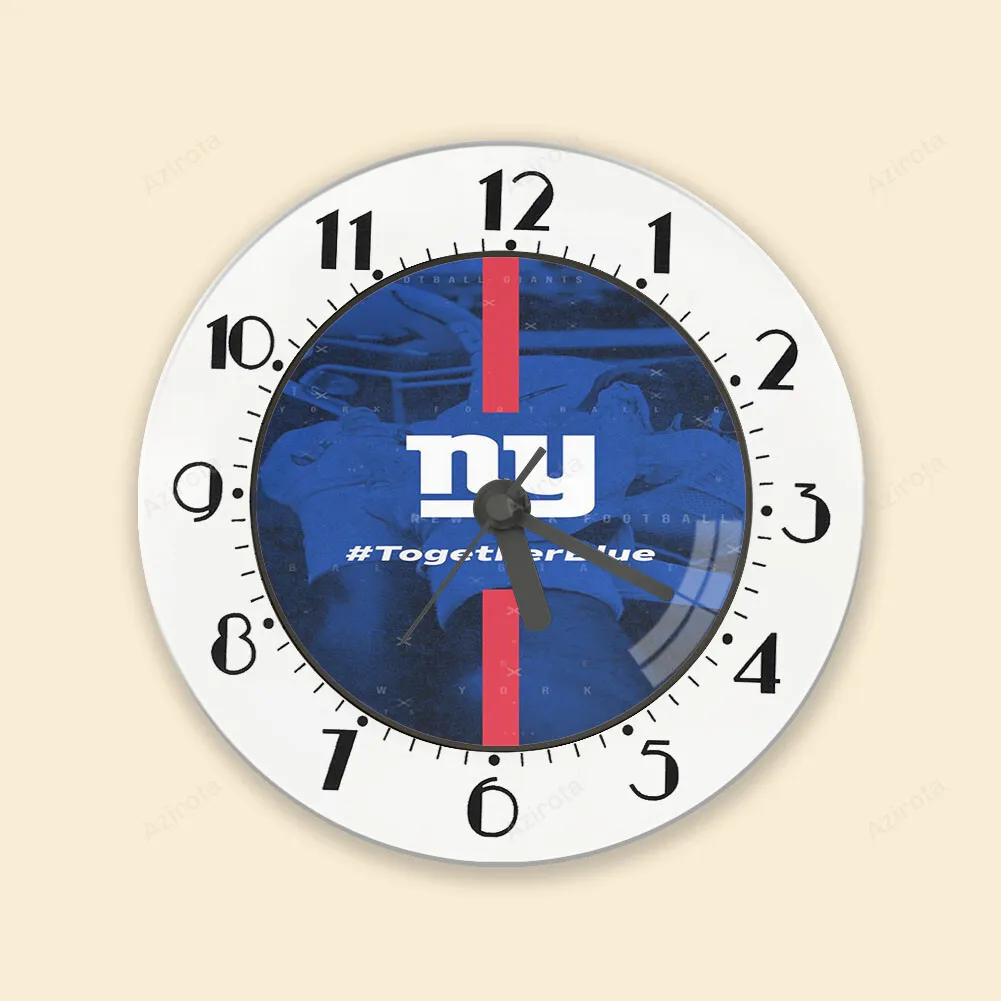 New York Giants Together Blue Alarm Clock