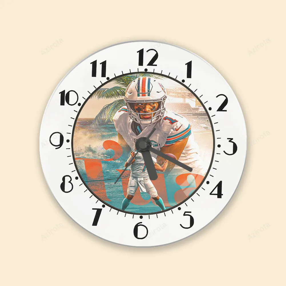 Miami Dolphins Tua Tagovailoa2 Alarm Clock