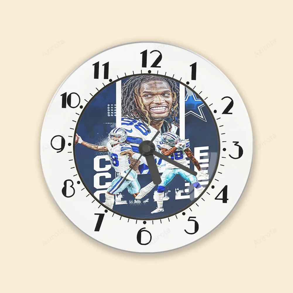 Dallas Cowsboys CeeDee Lamb3 Alarm Clock