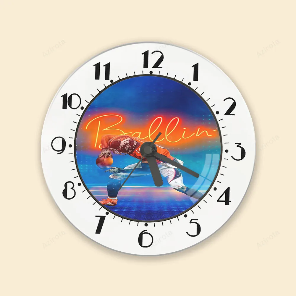 Denver Broncos Courtland Sutton1 Alarm Clock