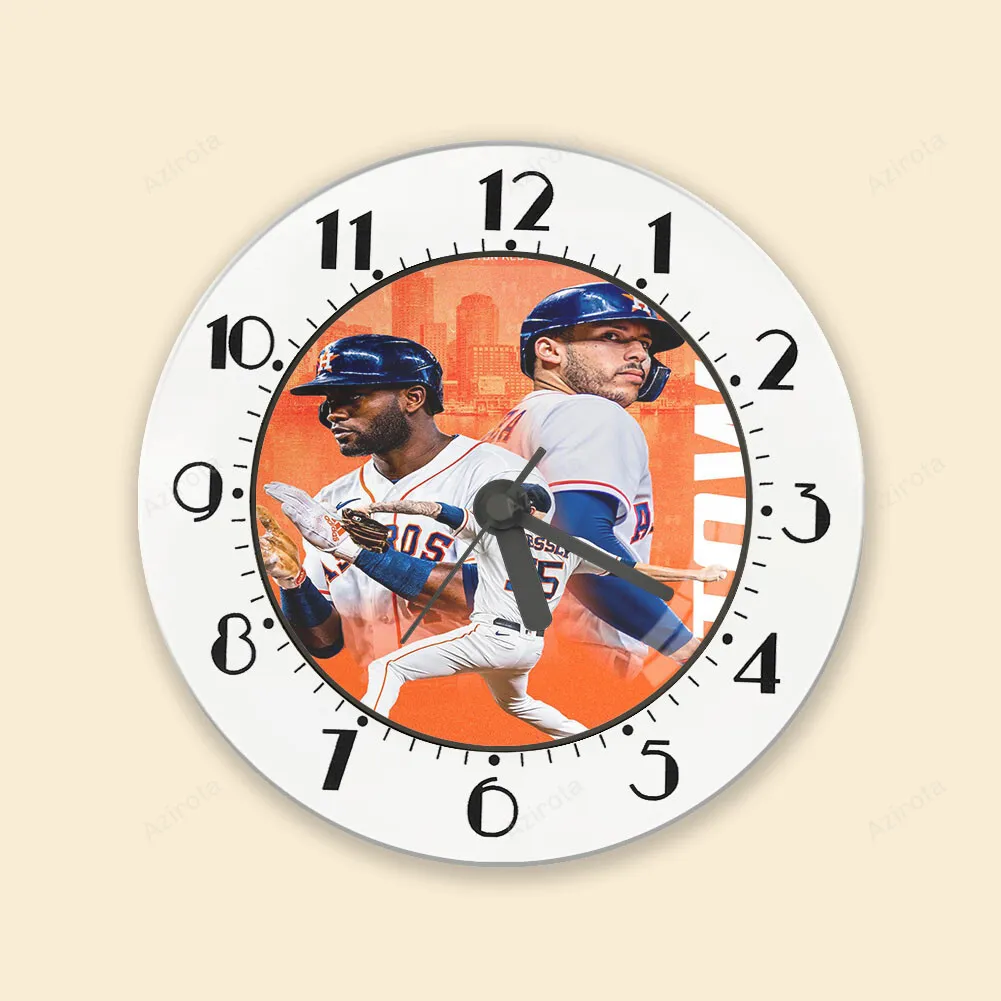 Houston Astros Team City v3 Alarm Clock