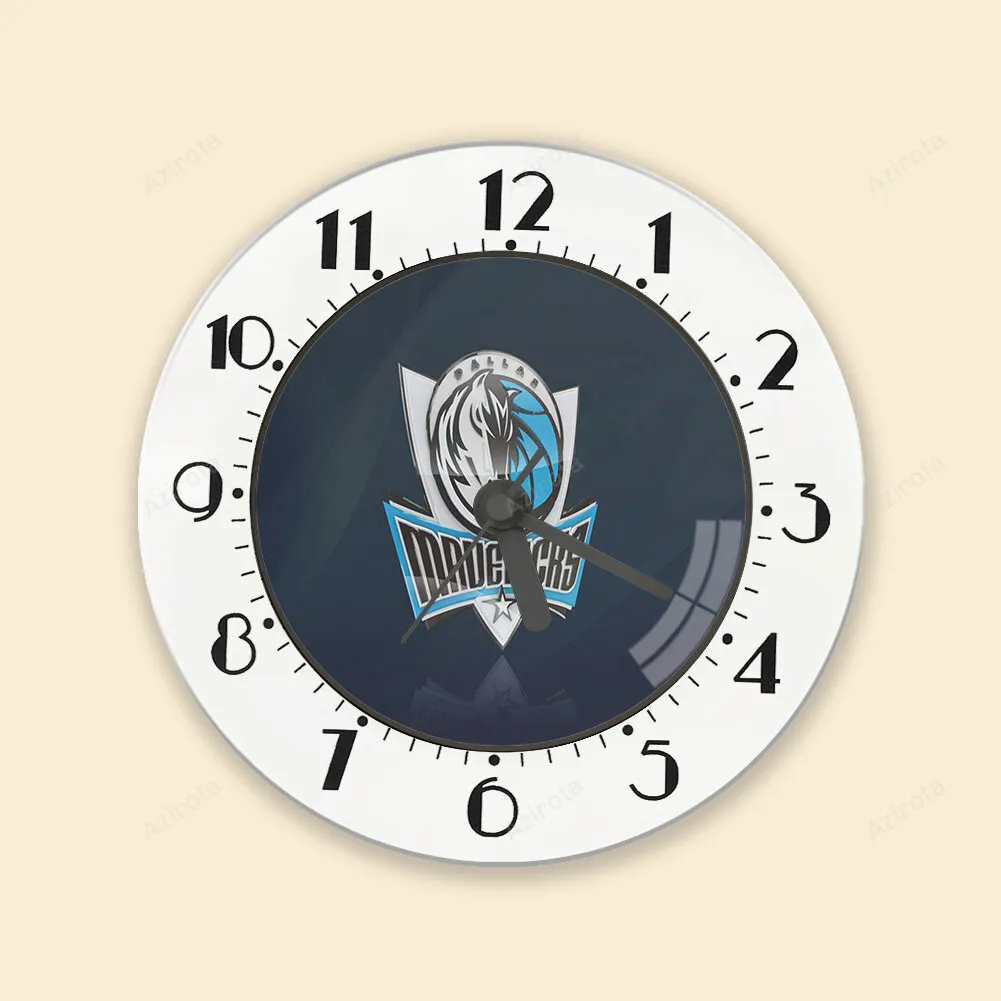Dallas Mavericks Logo Art 19 Alarm Clock