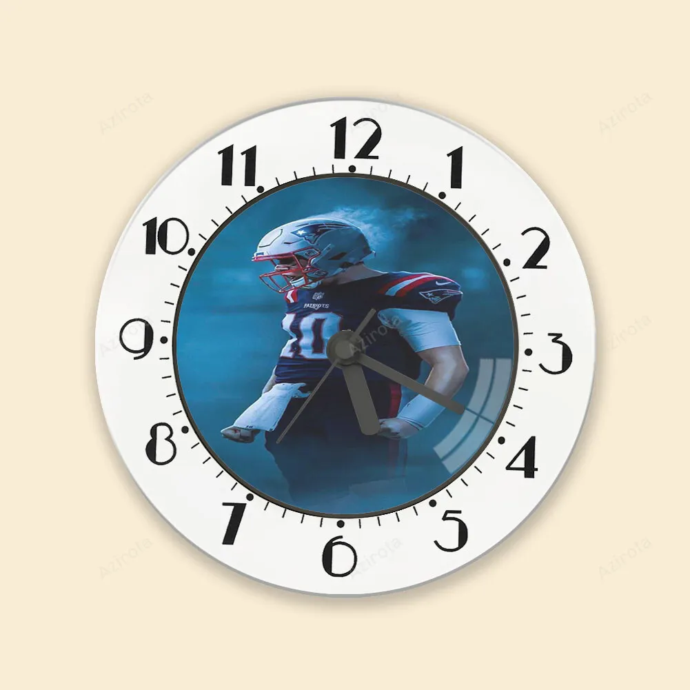 New England Patriots Mac Jones1 Alarm Clock