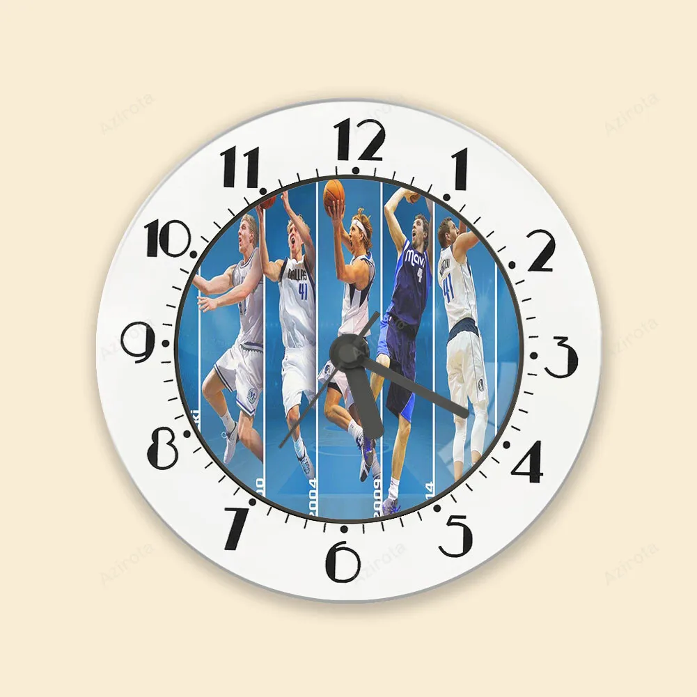 Dallas Mavericks 41 Dirk Nowitzki d7 Alarm Clock