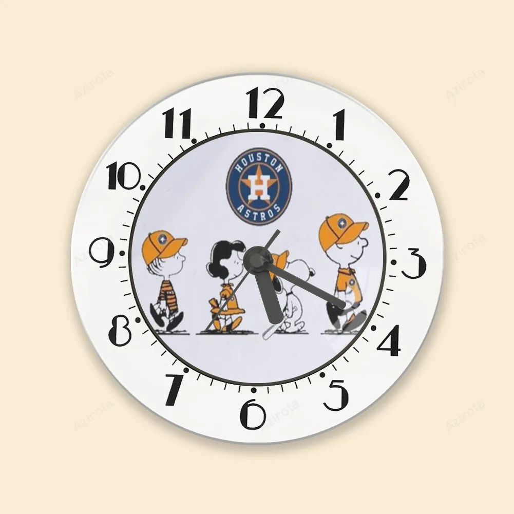 Houston Astros Snoopy and Friend v2 Alarm Clock