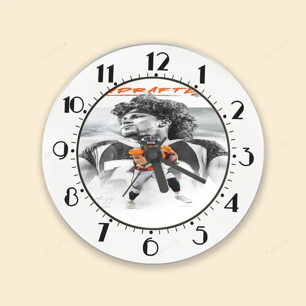 Denver Broncos Phillip Lindsay3 Alarm Clock