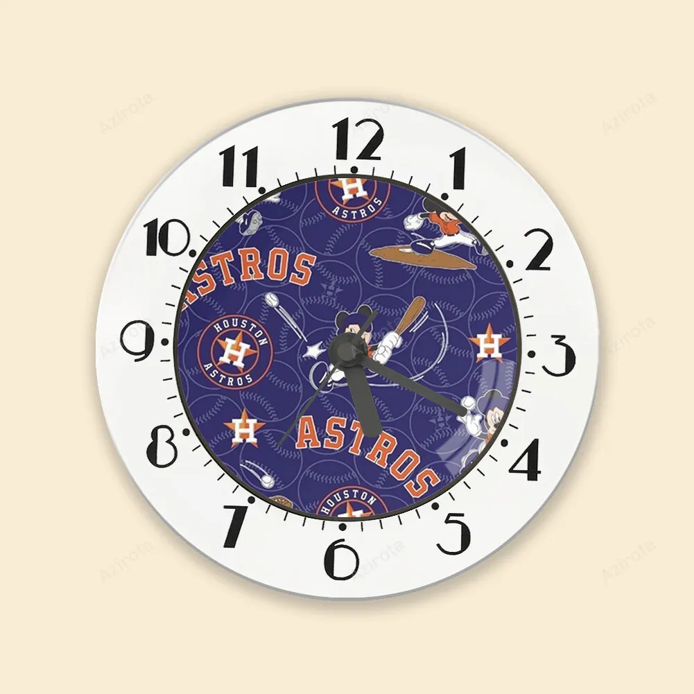 Houston Astros Mickey Emblem Alarm Clock Alarm Clock