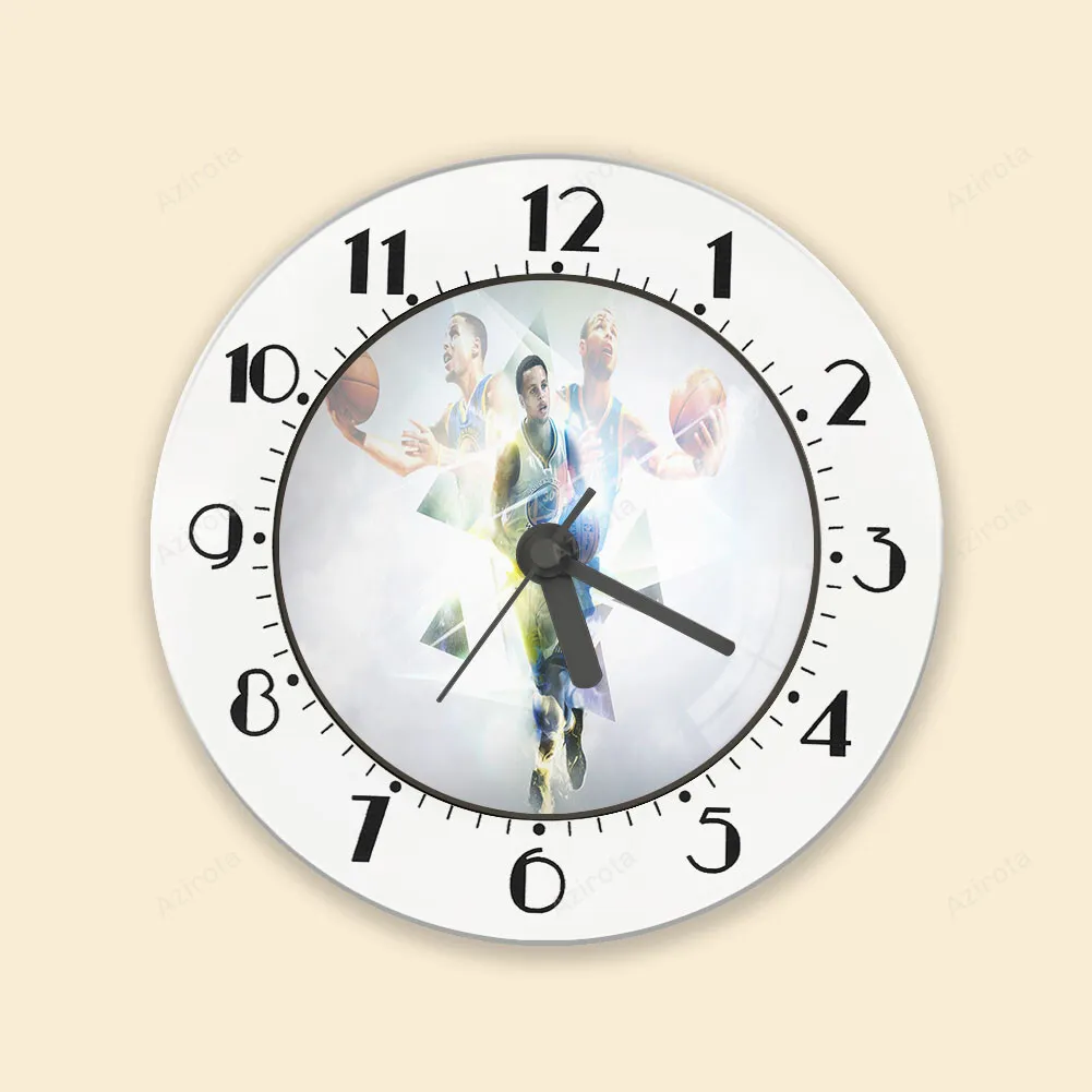 Golden State Warriors Stephen Curry 30 Texture11 Alarm Clock