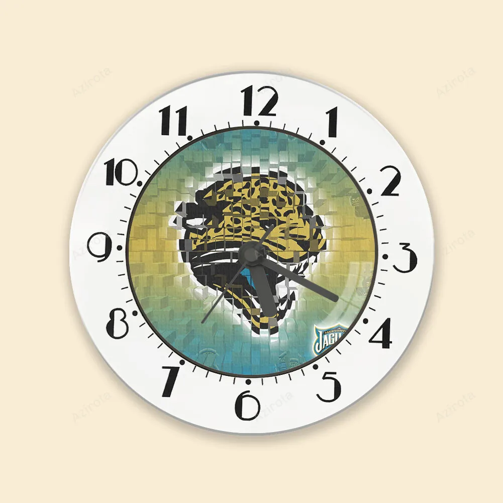 Jacksonville Jaguars Emblem v8 Alarm Clock