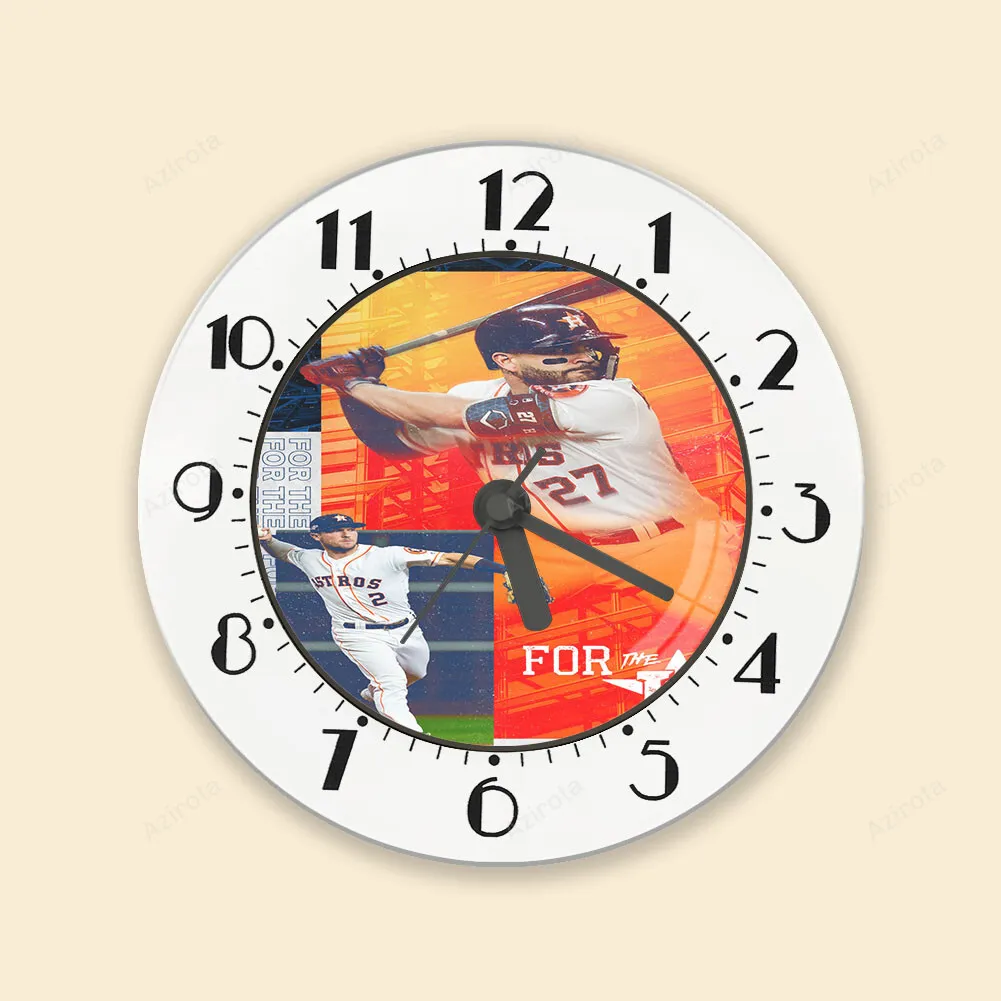 Houston Astros Team v3 Alarm Clock