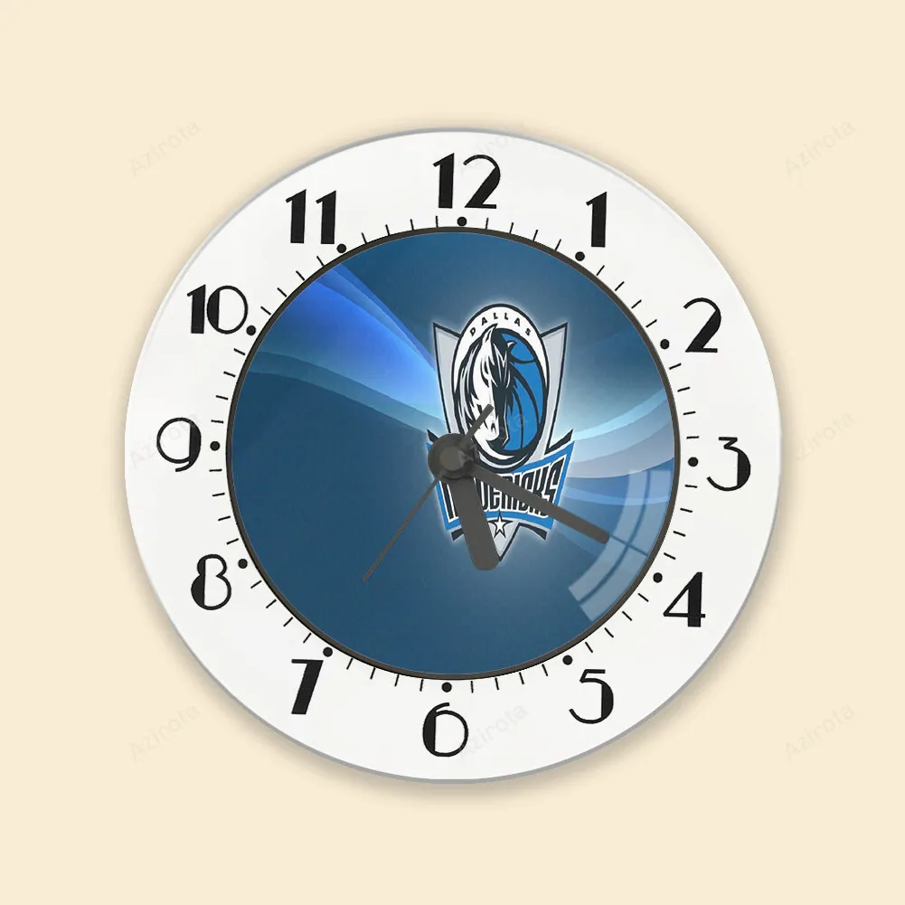 Dallas Mavericks Logo Art 14 Alarm Clock
