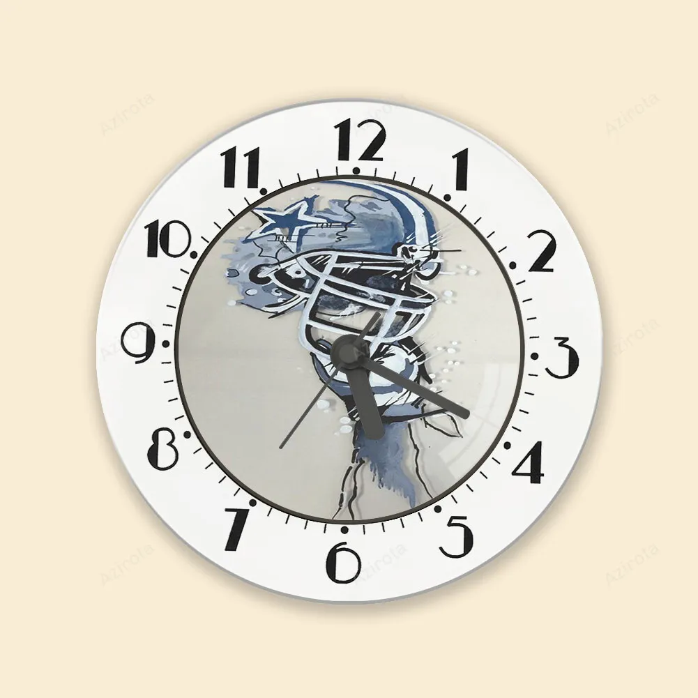Dallas Cowboys Hand Holding Helmet Alarm Clock