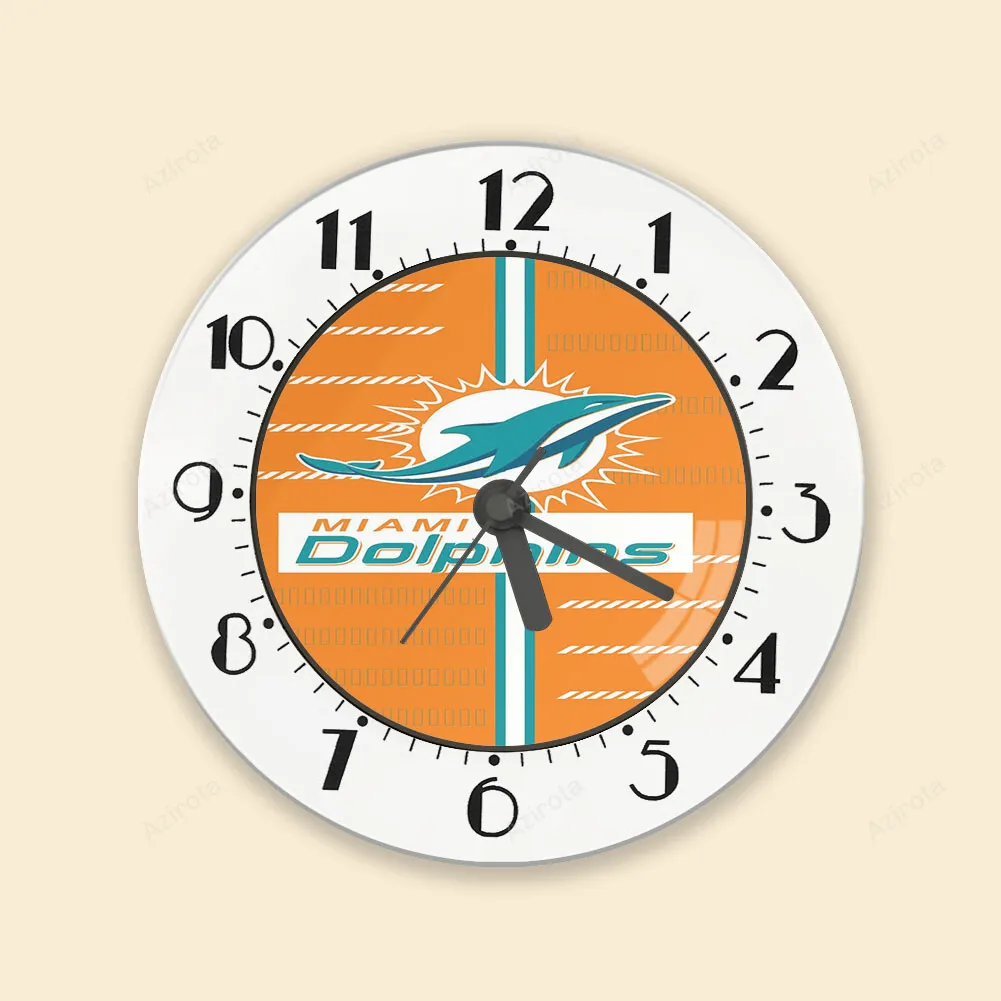 Miami Dolphins Logo 2 Alarm Clock