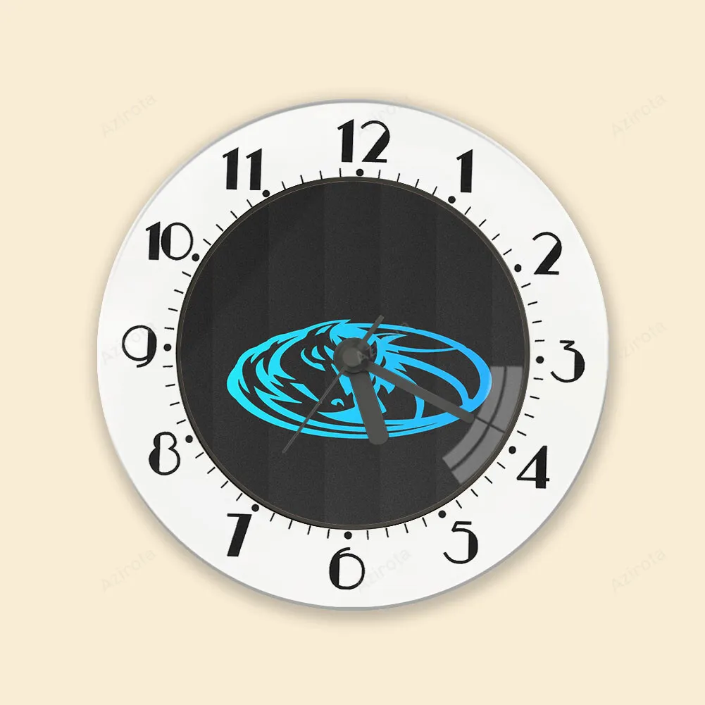 Dallas Mavericks Logo Art 32 Alarm Clock