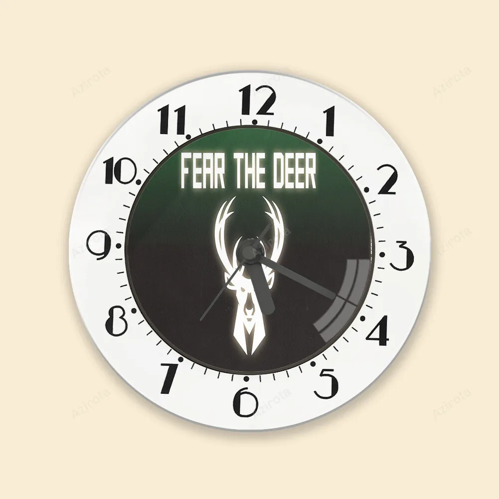 Milwaukee Bucks Emblem v5 Alarm Clock