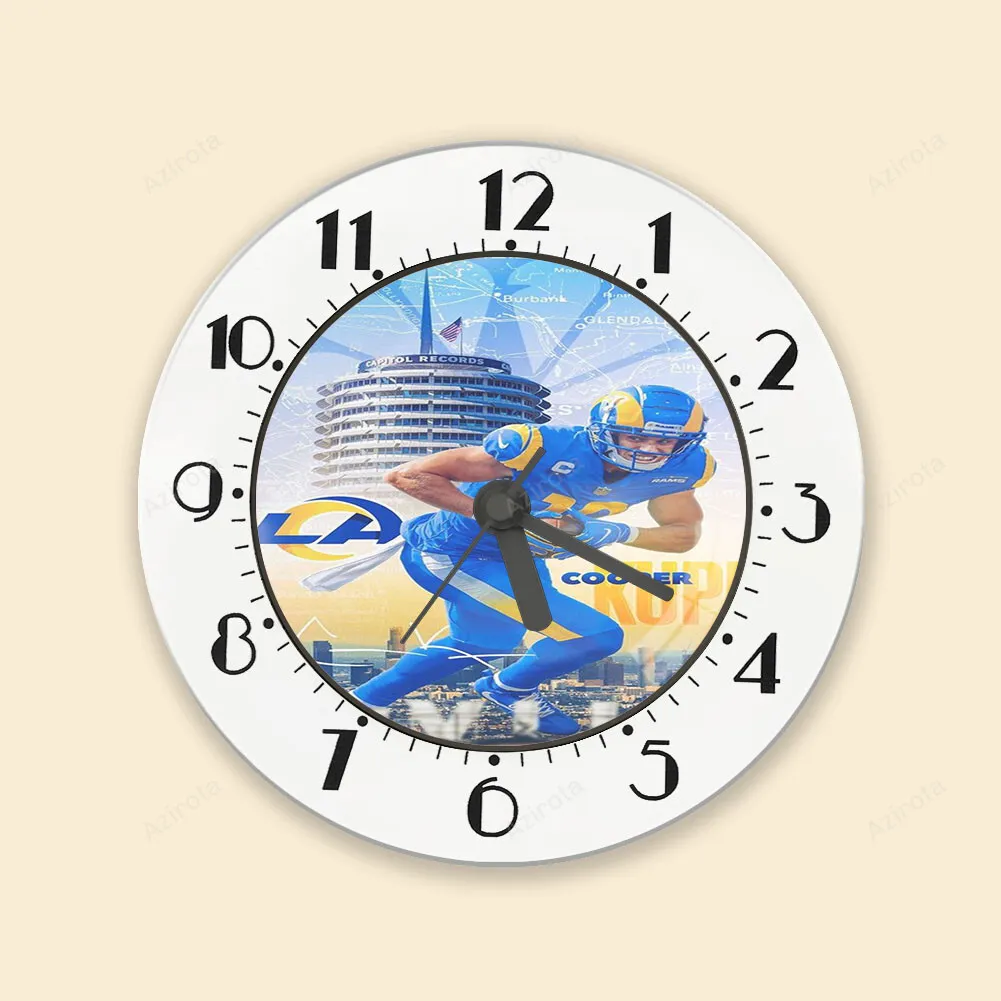 Los Angeles Rams Cooper Kupp3 Alarm Clock