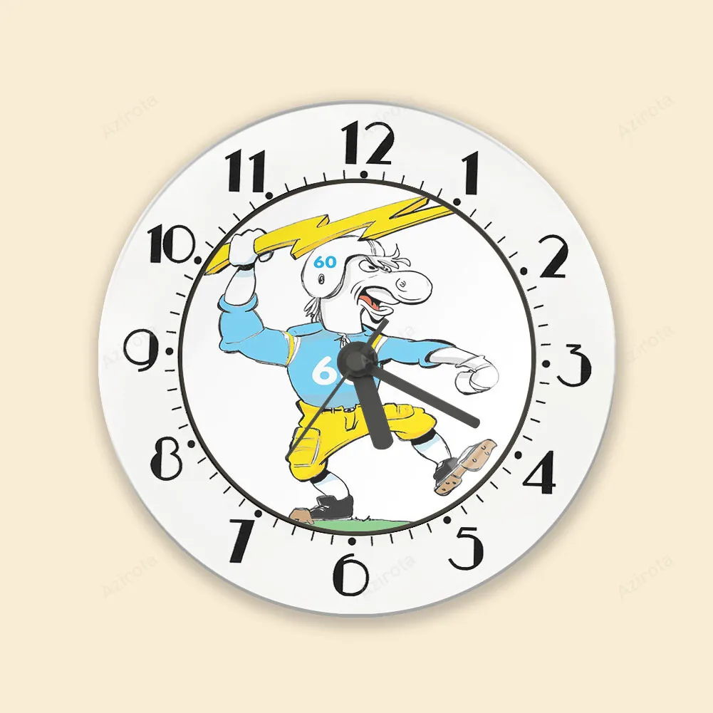 Los Angeles Chargers Mascot v34 Alarm Clock