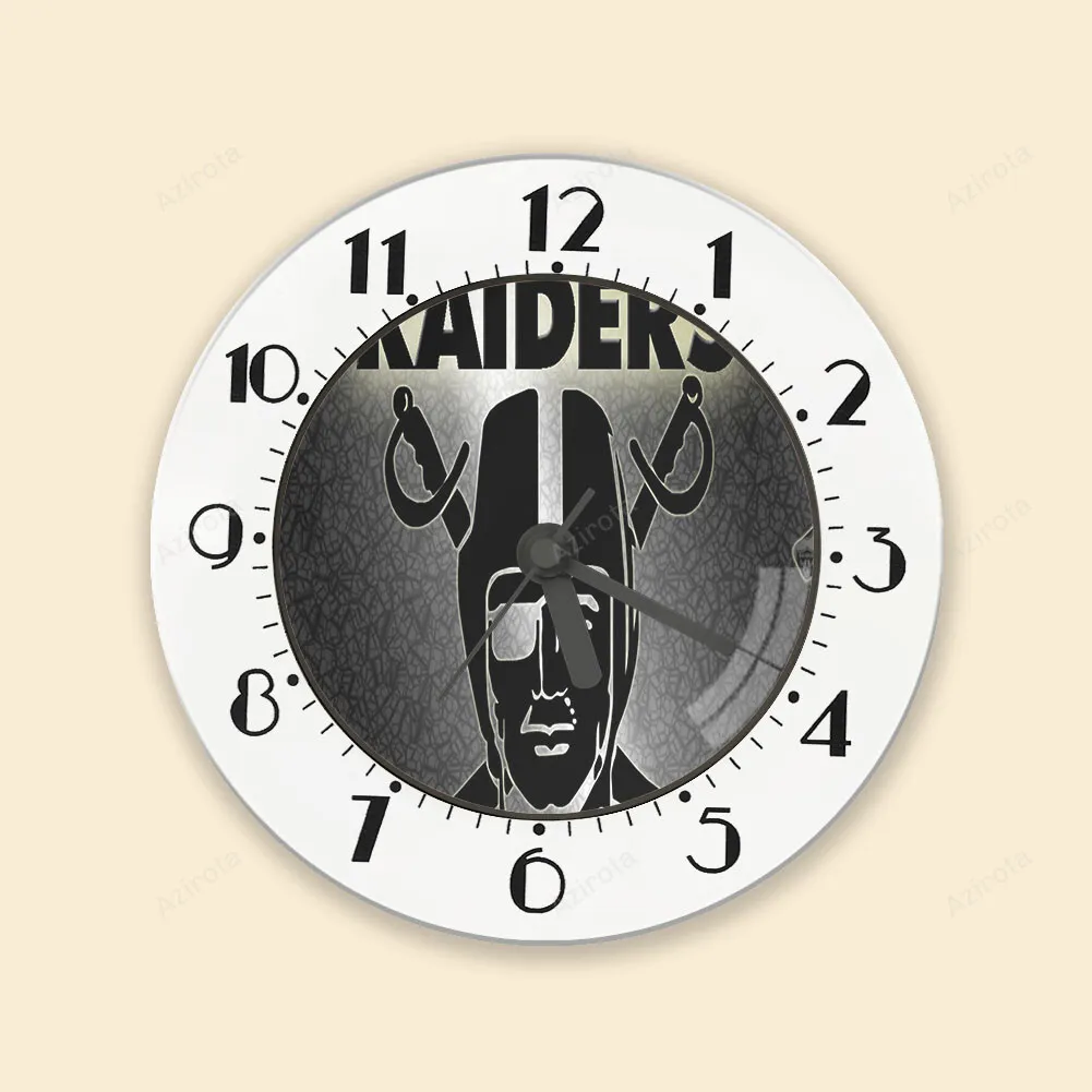 Las Vegas Raiders Logo Art9 Alarm Clock