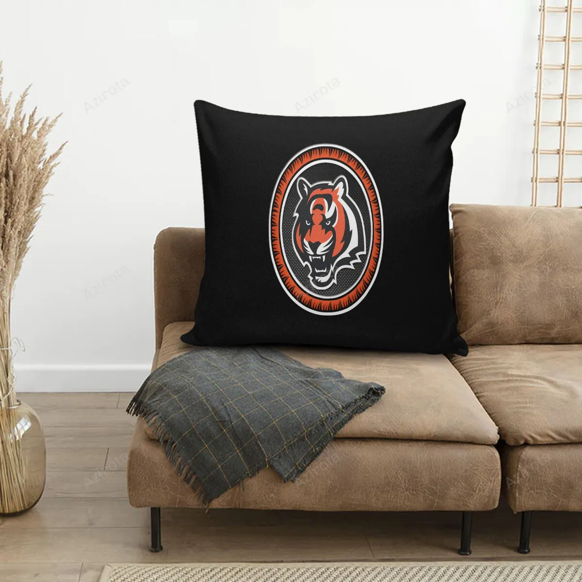 Cincinnati Bengals Emblem v7 3D Printing Pillowcase