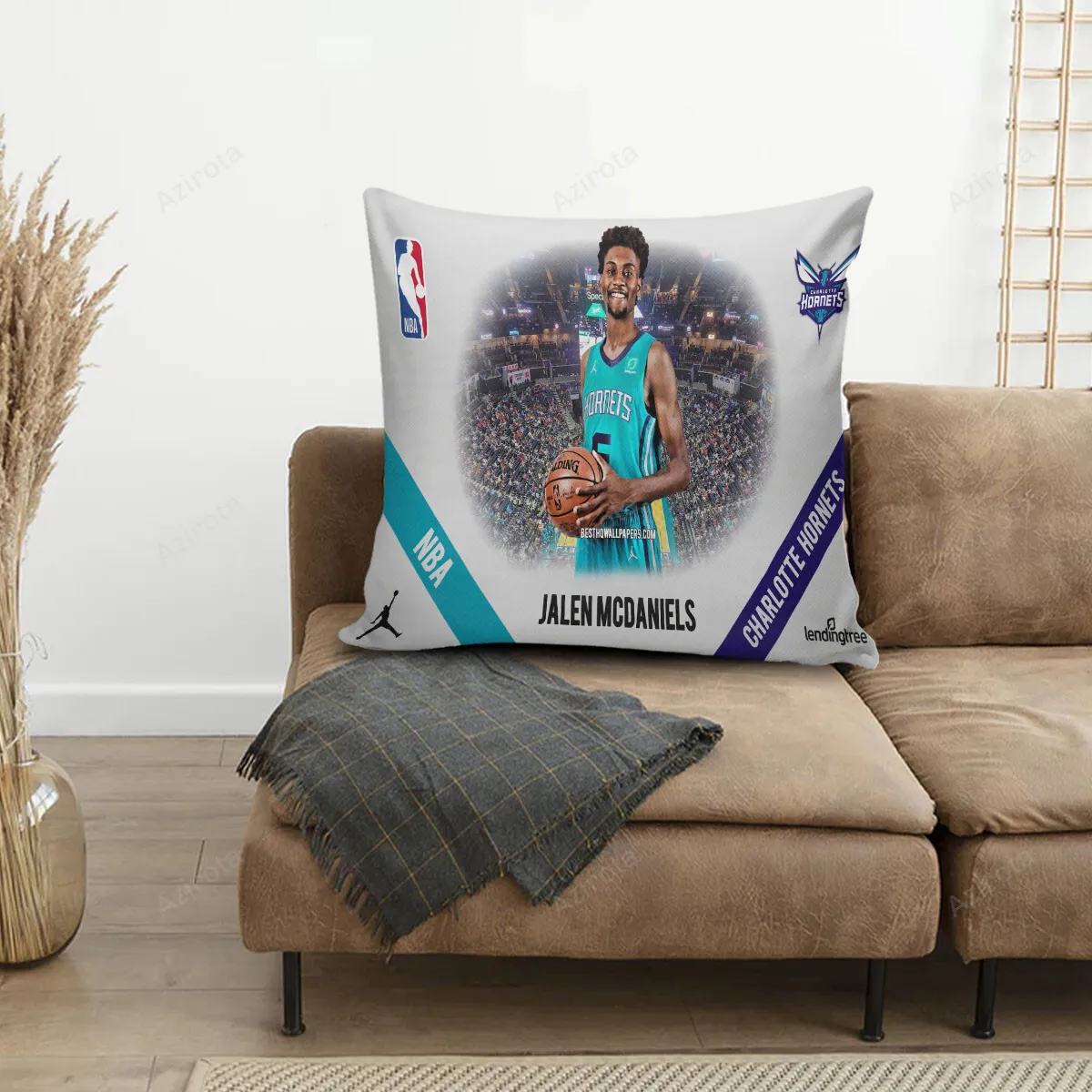 Charlotte Hornets Jalen McDaniels1 3D Printing Pillowcase