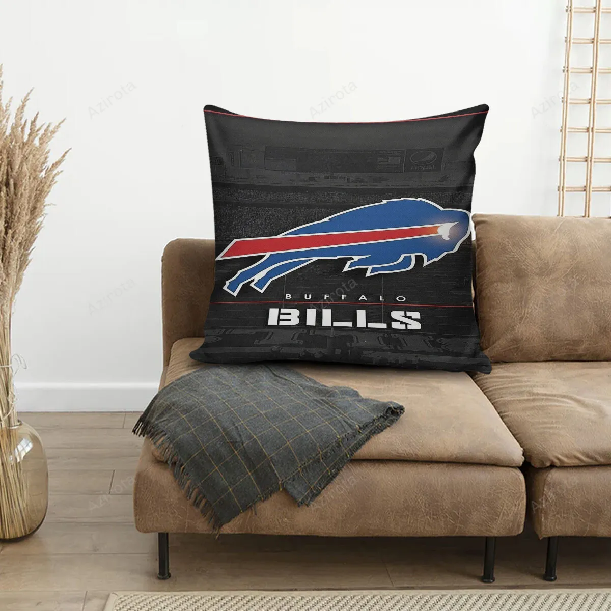 Buffalo Bills Stadium Black White 3D Printing Pillowcase