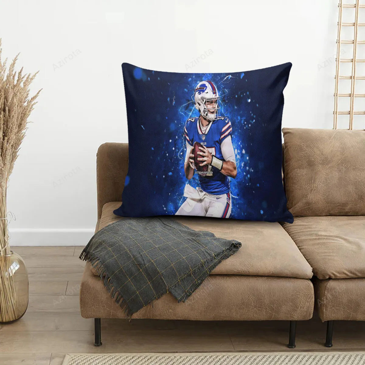 Buffalo Bills 17 Josh Allen v2 3D Printing Pillowcase
