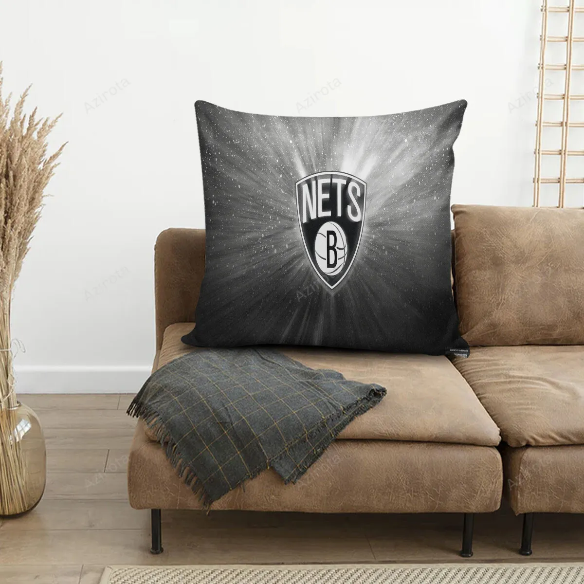 Brooklyn Nets Black1 3D Printing Pillowcase