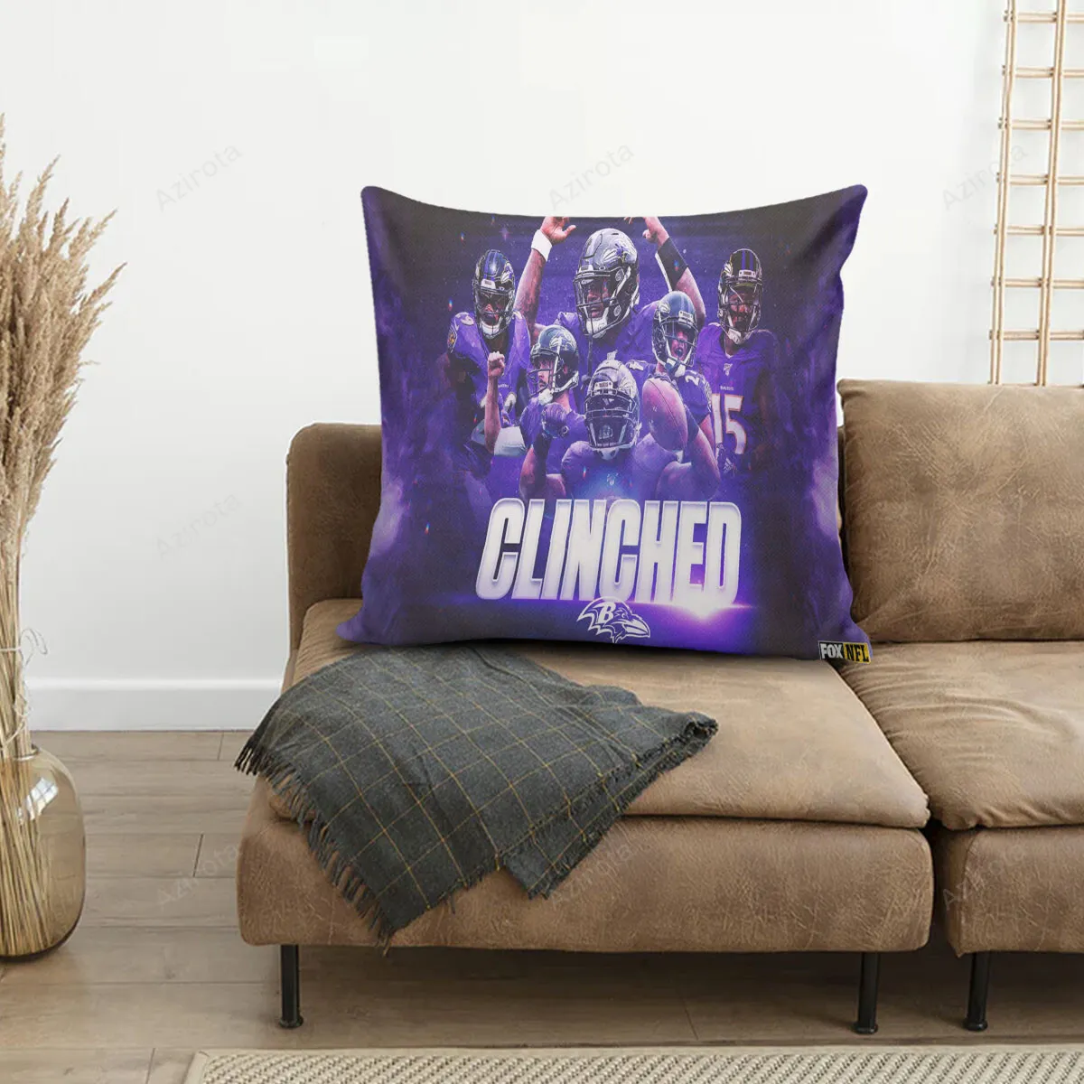 Baltimore Ravens Team18 3D Printing Pillowcase