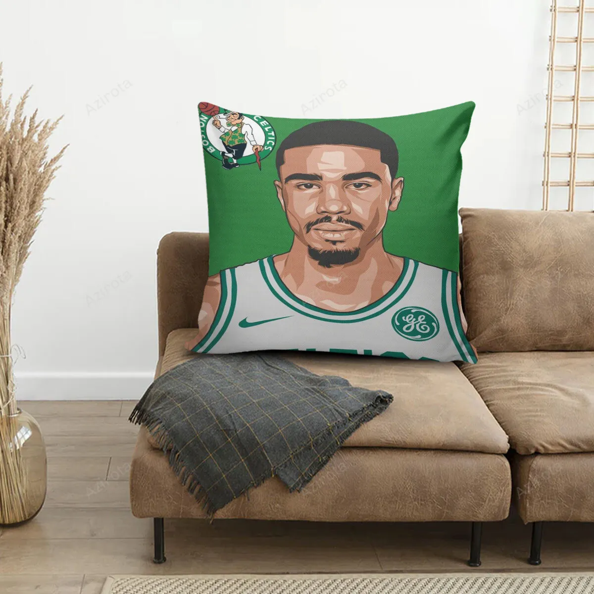 Boston Celtics Jayson Tatum1 3D Printing Pillowcase