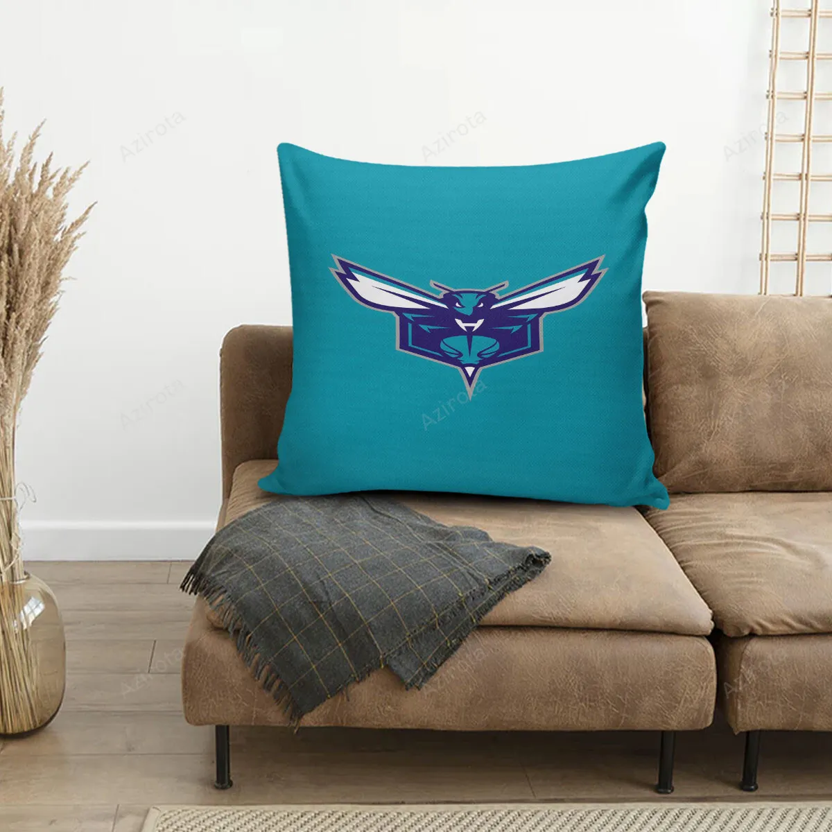 Charlotte Hornets Blue1 3D Printing Pillowcase