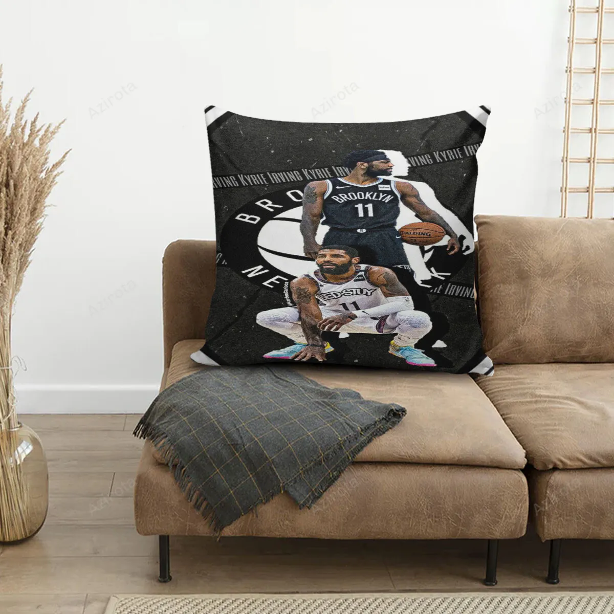 Brooklyn Nets Kyrie Irving18 3D Printing Pillowcase
