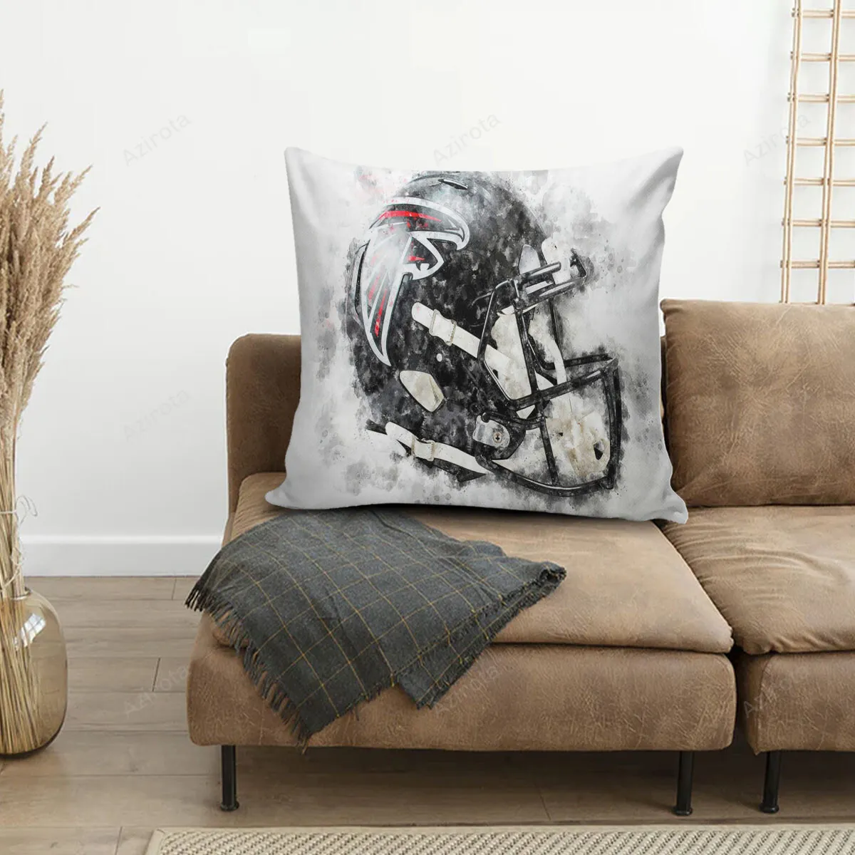 Atlanta Falcons Helmet Brush 3D Printing Pillowcase