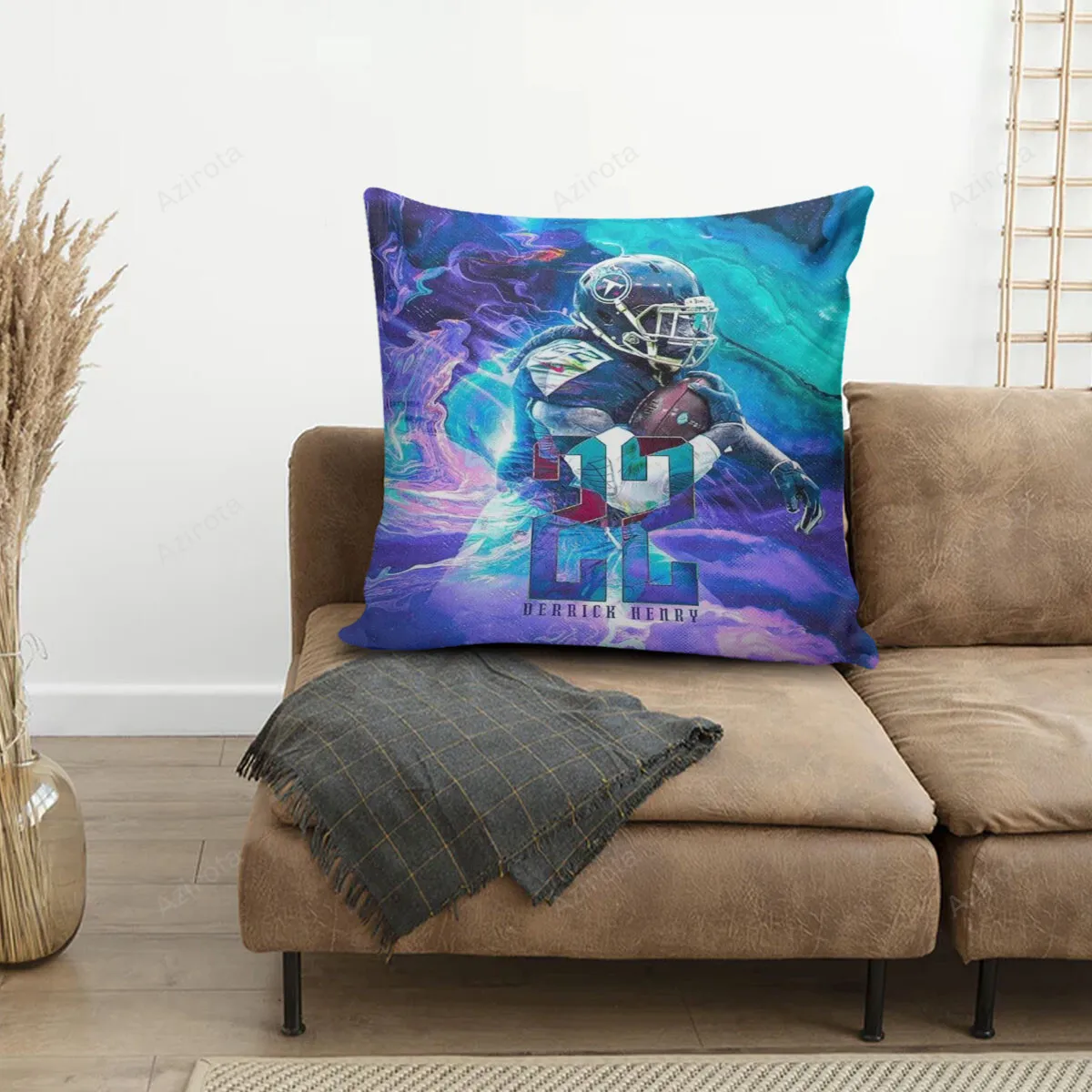 Tennessee Titans Derrick Henry8 3D Printing Pillowcase