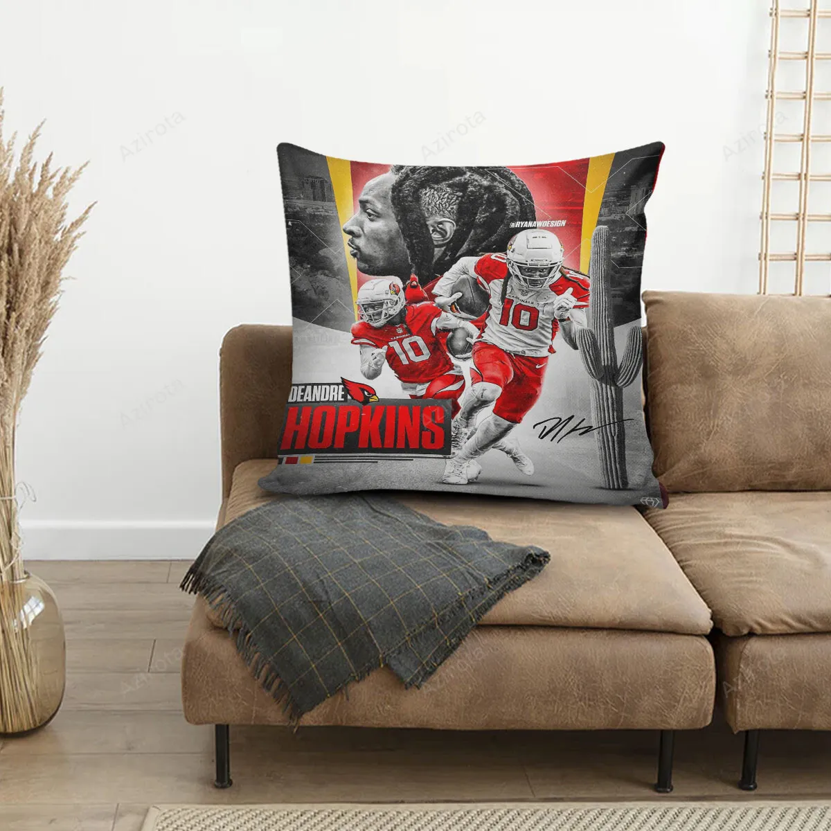 Arizona Cardinals Deandre Hopkins 10 3D Printing Pillowcase