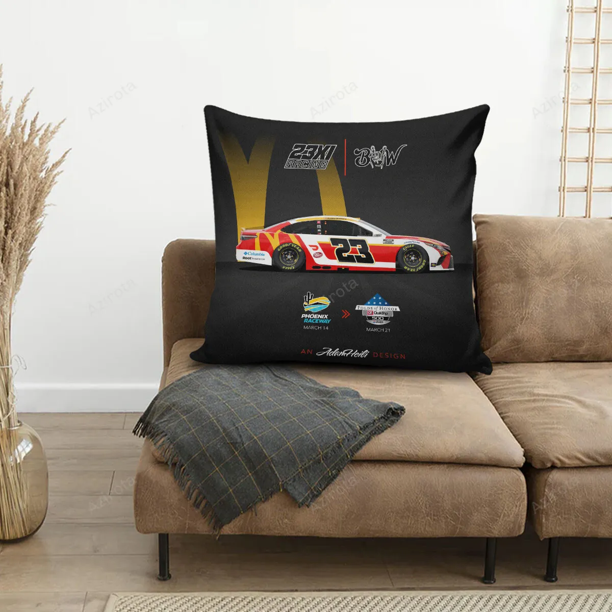 23XI Racing Cars17 3D Printing Pillowcase