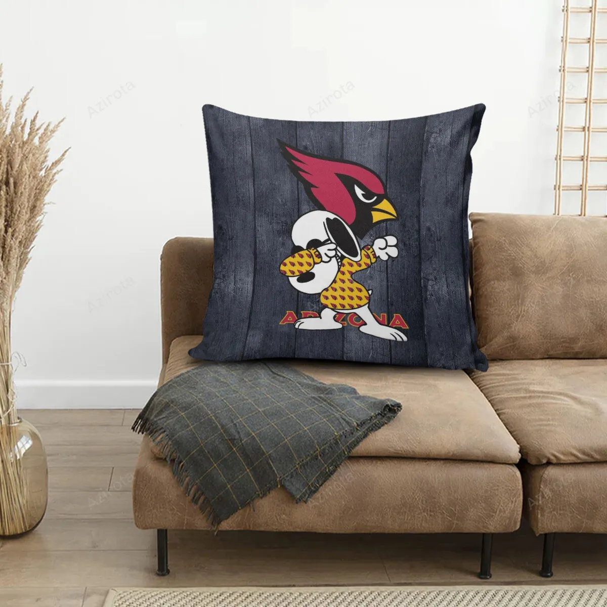 Arizona Cardinals Snoopy 3D Printing Pillowcase
