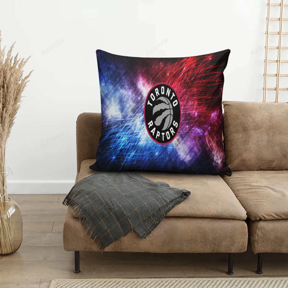 Toronto Raptors Blue Purple Galaxy 3D Printing Pillowcase