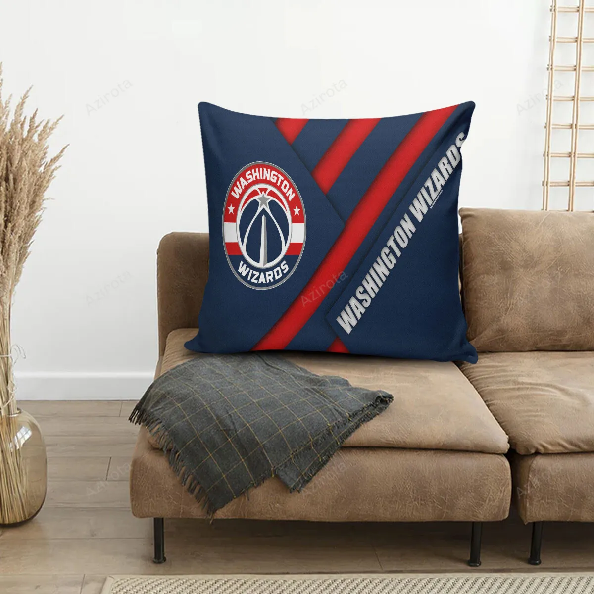 Washington Wizards Blue Red2 3D Printing Pillowcase