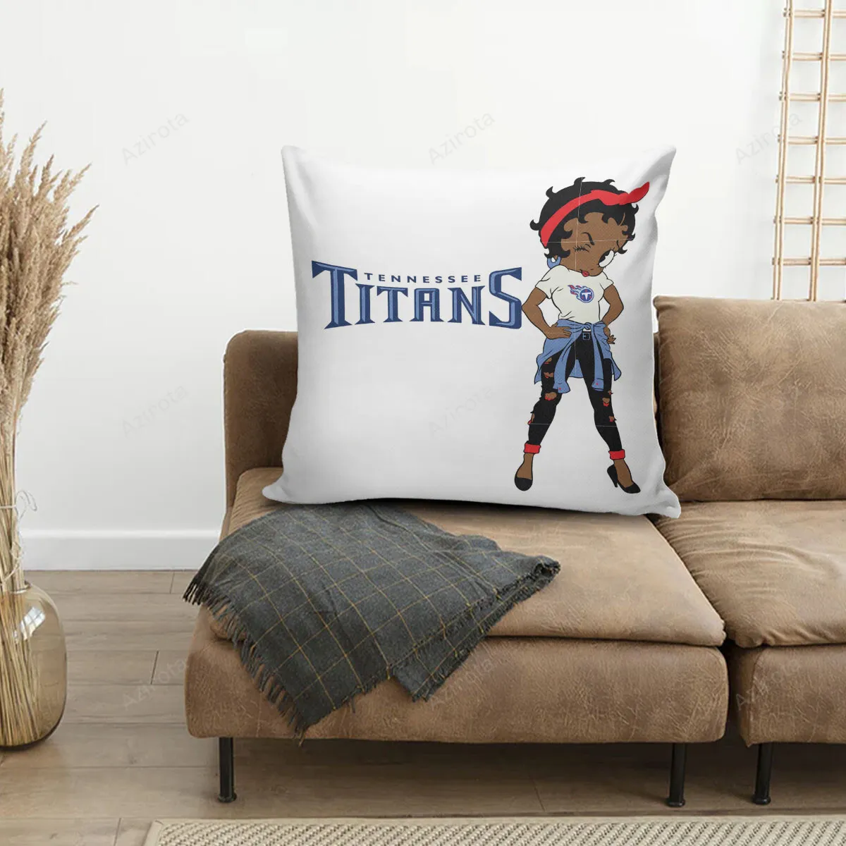 Tennessee Titans Betty Boop v24 3D Printing Pillowcase