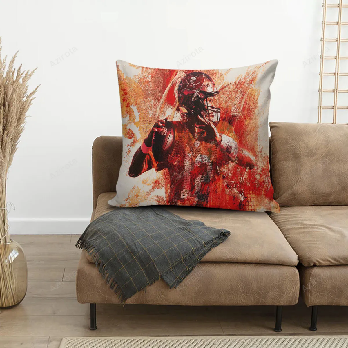 Tampa Bay Buccaneers Tom Brady v31 3D Printing Pillowcase