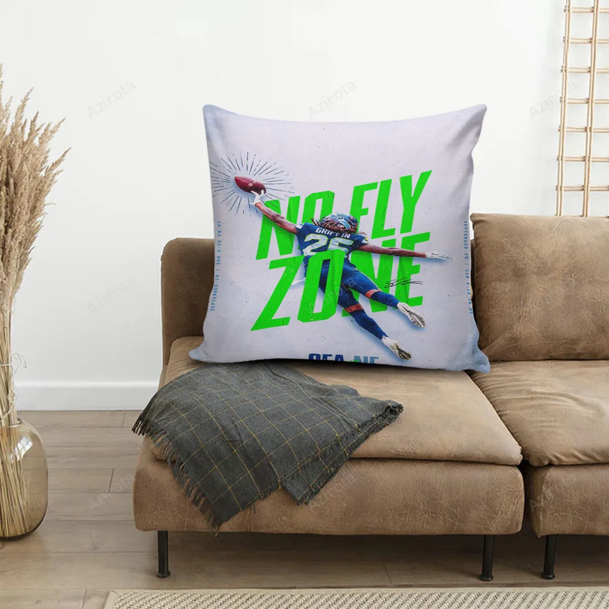 Seattle Seahawks Shaquem Griffin1 3D Printing Pillowcase