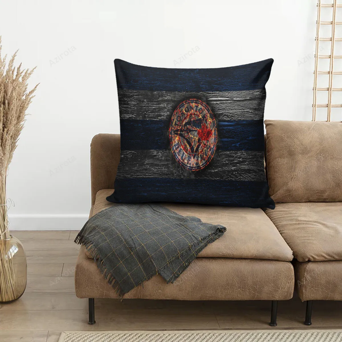 Toronto Blue Jays Russell Bird Lava Wood 3D Printing Pillowcase