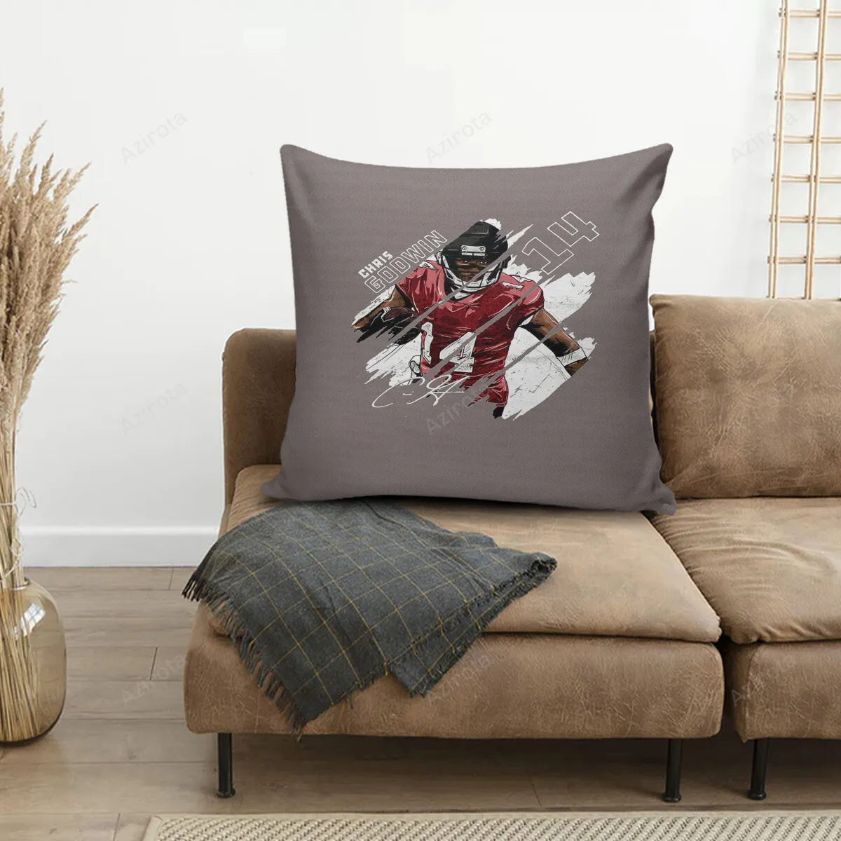 Tampa Bay Buccaneers Chris Godwin v30 3D Printing Pillowcase