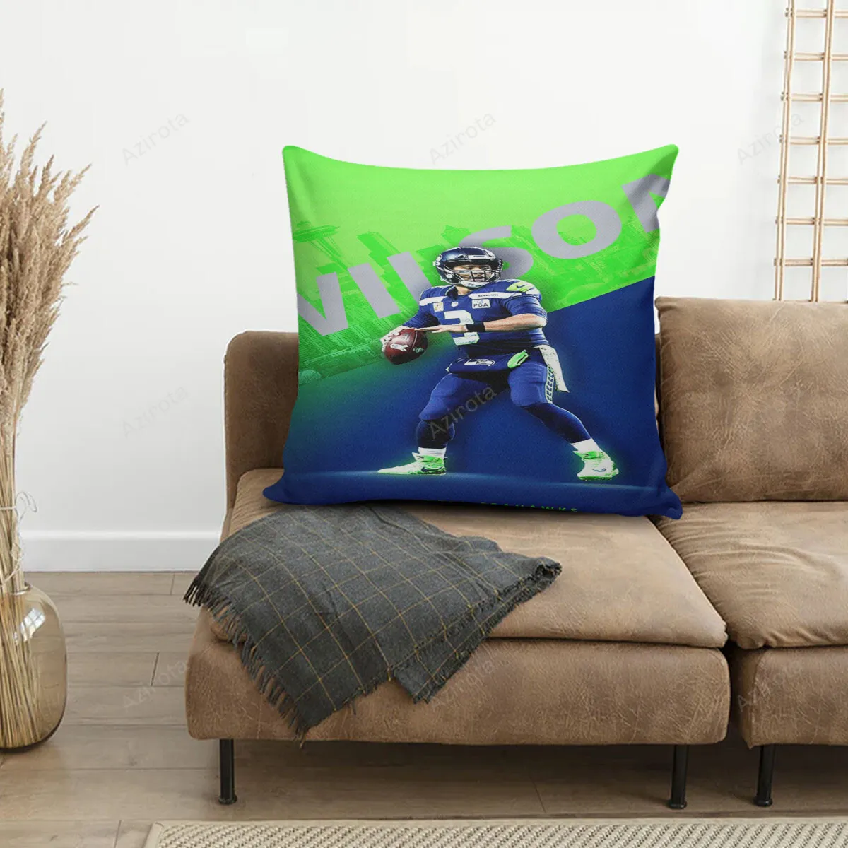 Seattle Seahawks Russell Wilson11 3D Printing Pillowcase