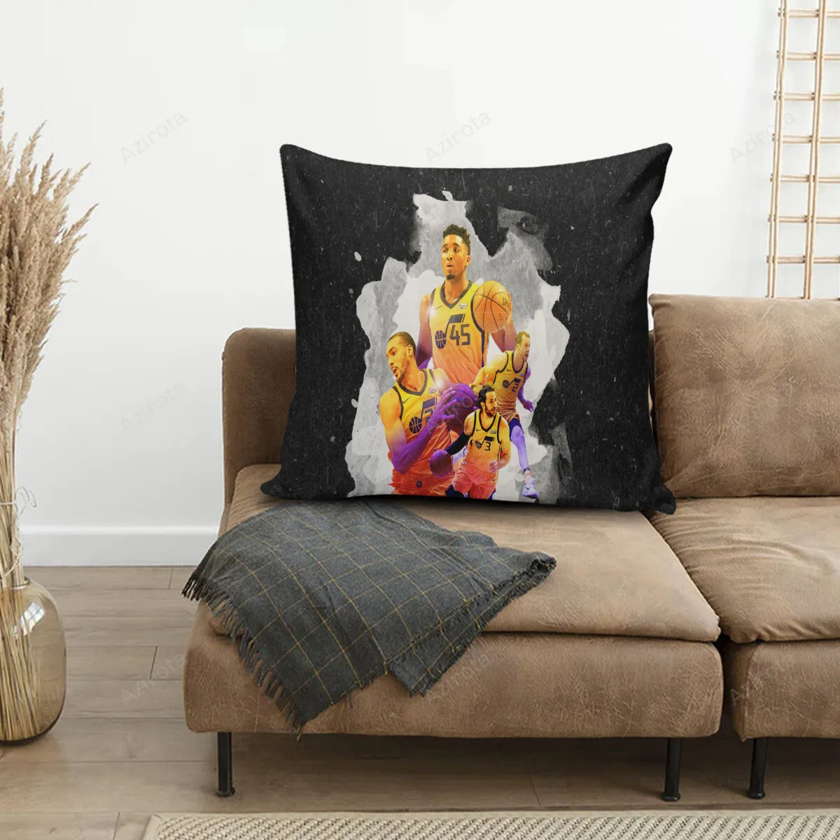 Utah Jazz Players v18 3D Printing Pillowcase