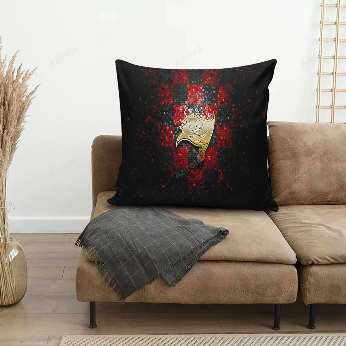 Tampa Bay Buccaneers Emblem v5 3D Printing Pillowcase